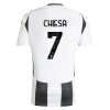 Maglia ufficiale Juventus Chiesa 7 Casa 2024-25 per Bambino